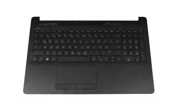 Clavier incl. topcase DE (allemand) noir/noir original pour HP 255 G7 SP