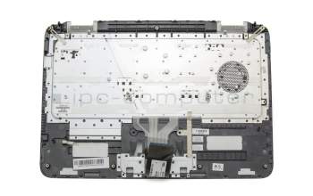 Clavier incl. topcase DE (allemand) noir/noir original pour HP Pavilion X360 13-a000