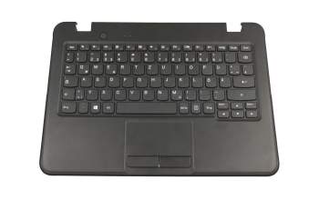 Clavier incl. topcase DE (allemand) noir/noir original pour Lenovo 100e Winbook (81CY)