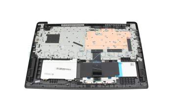 Clavier incl. topcase DE (allemand) noir/noir original pour Lenovo V17 G4 IRU (83A2)