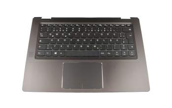 Clavier incl. topcase DE (allemand) noir/noir original pour Lenovo Yoga 510-14AST (80S9)