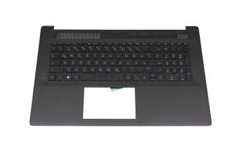 Clavier incl. topcase DE (allemand) noir/noir pour HP 17-cp2000