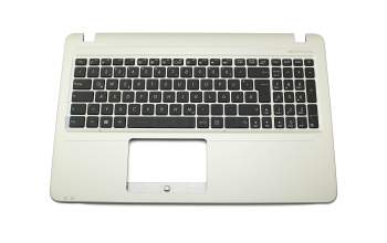 Clavier incl. topcase DE (allemand) noir/or support ODD inclus original pour Asus VivoBook R540LA