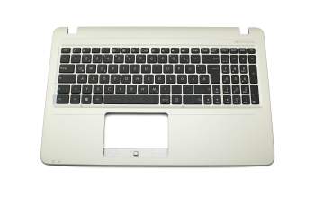 Clavier incl. topcase DE (allemand) noir/or y compris support ODD original pour Asus VivoBook F540LA