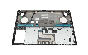 Clavier incl. topcase DE (allemand) noir/transparent/noir/rouge avec rétro-éclairage original pour Asus ROG Zephyrus Duo 16 GX650RM