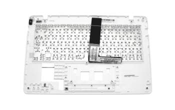 Clavier incl. topcase FR (français) blanc/blanc original pour Asus R202CA