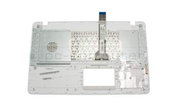 Clavier incl. topcase FR (français) blanc/blanc original pour Asus X751LDV