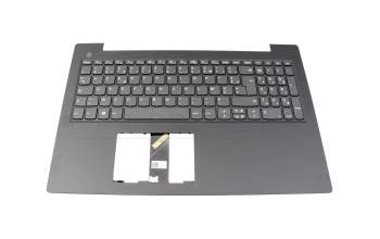 Clavier incl. topcase FR (français) gris/gris original pour Lenovo V130-15IGM (81HL)