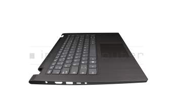 Clavier incl. topcase FR (français) gris/gris original pour Lenovo Yoga 530-14ARR (81H9)
