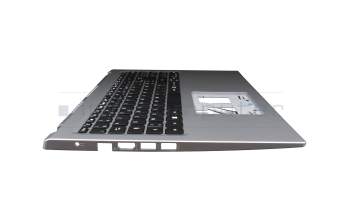 Clavier incl. topcase FR (français) noir/argent original pour Acer Aspire 3 (A315-58G)