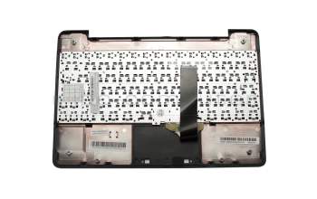 Clavier incl. topcase FR (français) noir/argent original pour Asus Transformer Book T300LA