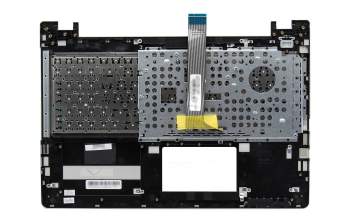 Clavier incl. topcase FR (français) noir/argent original pour Asus VivoBook S550CA