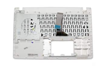 Clavier incl. topcase FR (français) noir/blanc original pour Asus R510CA