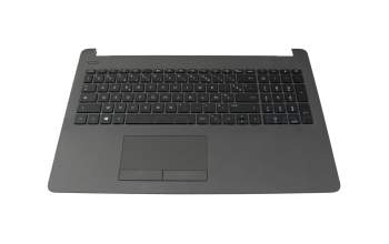 Clavier incl. topcase FR (français) noir/gris original pour HP 250 G6