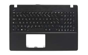 Clavier incl. topcase FR (français) noir/noir original pour Asus X552EP