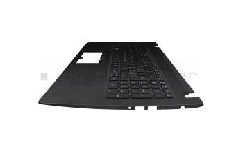 Clavier incl. topcase SF (suisse-francais) noir/noir original pour Acer Aspire 3 (A315-21)