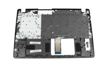 Clavier incl. topcase SF (suisse-francais) noir/noir original pour Acer Aspire 3 (A315-42)
