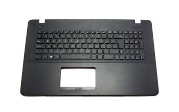 Clavier incl. topcase SF (suisse-francais) noir/noir original pour Asus X751LDV