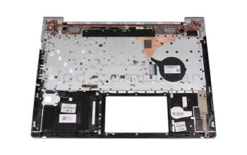 Clavier incl. topcase SP (espagnol) noir/argent avec rétro-éclairage original pour HP ProBook 440 G7