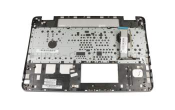 Clavier incl. topcase UA (ukrainien) argent/argent avec rétro-éclairage original pour Asus N551JW