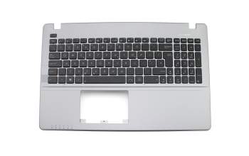 Clavier incl. topcase UK (anglais) noir/gris original pour Asus F550LB
