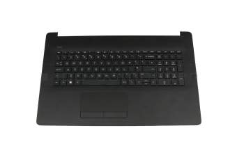 Clavier incl. topcase UK (anglais) noir/noir (Pour DVD, structure de surface \"noir brossé\") original pour HP 17-by2000