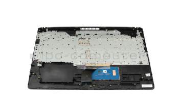 Clavier incl. topcase UK (anglais) noir/noir (Pour DVD, structure de surface \"noir brossé\") original pour HP 17-by2000