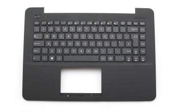 Clavier incl. topcase UK (anglais) noir/noir original pour Asus X455LD