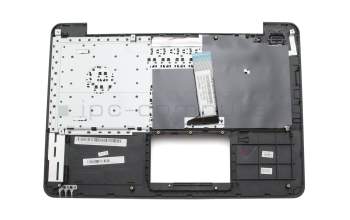 Clavier incl. topcase UK (anglais) noir/noir original pour Asus X455LD
