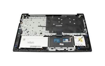 Clavier incl. topcase US (anglais) gris/noir original pour Lenovo V15 G2 IJL (82QY)