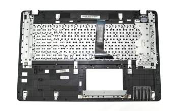 Clavier incl. topcase US (anglais) noir/argent original pour Asus F750LB