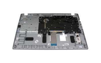 Clavier incl. topcase US (anglais) noir/noir avec rétro-éclairage original pour Acer Aspire 5 (A515-56T)