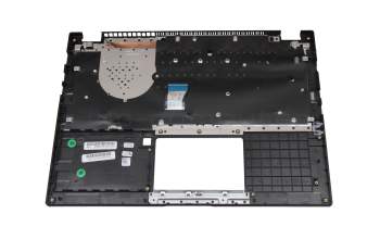 Clavier incl. topcase noir/noir avec rétro-éclairage arabe original pour Asus ExpertBook P2 P2552FBA