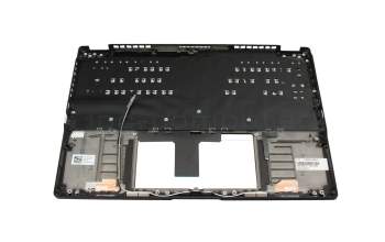 Clavier incl. topcase noir/noir avec rétro-éclairage original pour Asus GV302VI