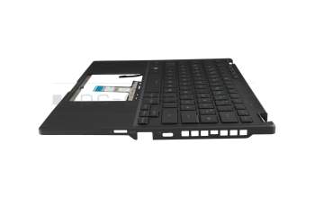 Clavier incl. topcase noir/noir avec rétro-éclairage original pour Asus GV302VI