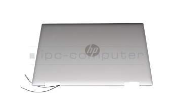 Couvercle d\'écran 35,6cm (14 pouces) argent original pour HP Chromebook 14a-na0000