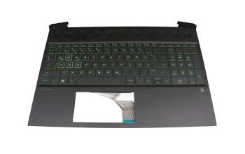 DFEAG3HG01 original HP clavier incl. topcase DE (allemand) noir/noir avec rétro-éclairage