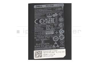 Dell Latitude 12 (7285) original Chargeur USB-C 45 watts petit Small Slim