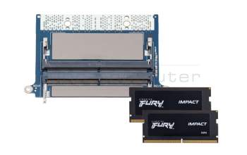 Dell Precision 16 (7680) mémoire vive 32GB DDR5-RAM CAMM (Dell) (PC5-5600) CAMM Adapter Kit Kingston 5600Mhz 32GB