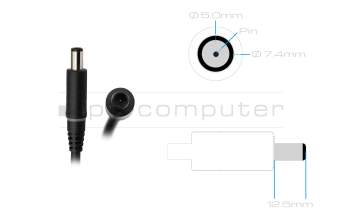 Dell Precision 17 (7740) original Chargeur 280 watts mince