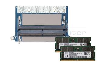 Dell Precision 17 (7770) mémoire vive 64GB DDR5-RAM CAMM (Dell) (PC5-5600) CAMM Adapter Kit SK Hynix 5600Mhz 64GB