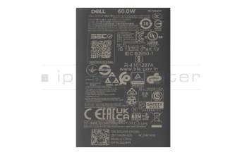 Dell XPS 13 (9380) original Chargeur USB-C 60 watts