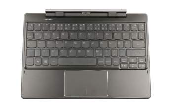 Docking-Keyboard, German (DE) - black pour Lenovo IdeaPad Miix 310-10ICR (80SG)