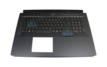 EAZGQ00302A original Acer clavier incl. topcase DE (allemand) noir/noir avec rétro-éclairage