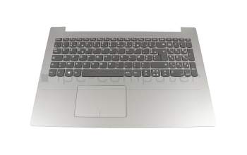 EC13R000100 original Lenovo clavier incl. topcase FR (français) gris/argent avec rétro-éclairage