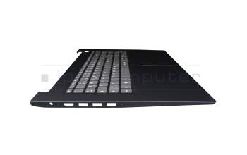 EC1JX000100 original Lenovo clavier incl. topcase DE (allemand) gris/bleu (Fingerprint)