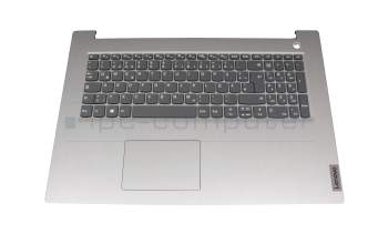 EG1JX000100 original Lenovo clavier incl. topcase DE (allemand) gris/argent (Fingerprint)