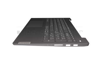 EL1K7001100 original Lenovo clavier incl. topcase DE (allemand) gris/gris avec rétro-éclairage