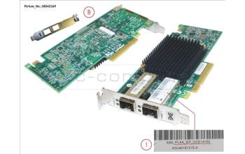 Fujitsu PLAN_EP_OCE14102 NIC pour Fujitsu Primergy RX2540 M4