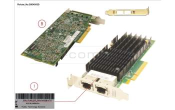 Fujitsu PLAN OCE14102-NT 2x 10Gbit Base-T pour Fujitsu Primergy RX4770 M3